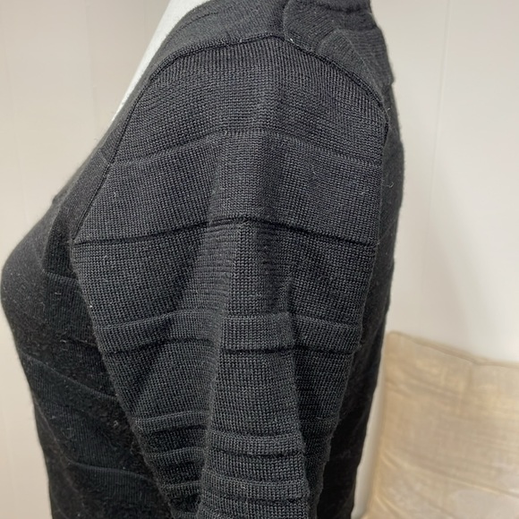 Calvin Klein wool mix,  black, short sleeve,  dress - Picture 6 of 9